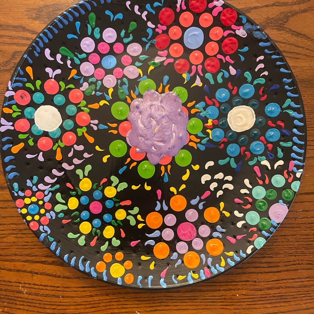 Hand-painted Large Decorative Design - Picture 2 of 11